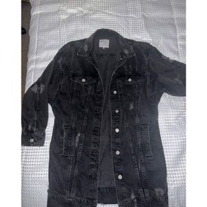 Zara oversized jean jacket